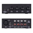thumbnail image 4 of Mezclador de audio mini Muslady MX500, 4 canales, entrada estéreo, micrófono dinámico, calidad profesional, compacto y potente, adaptador DC 12V incluido. Pedido mínimo: 5 unidades., 4 of 7