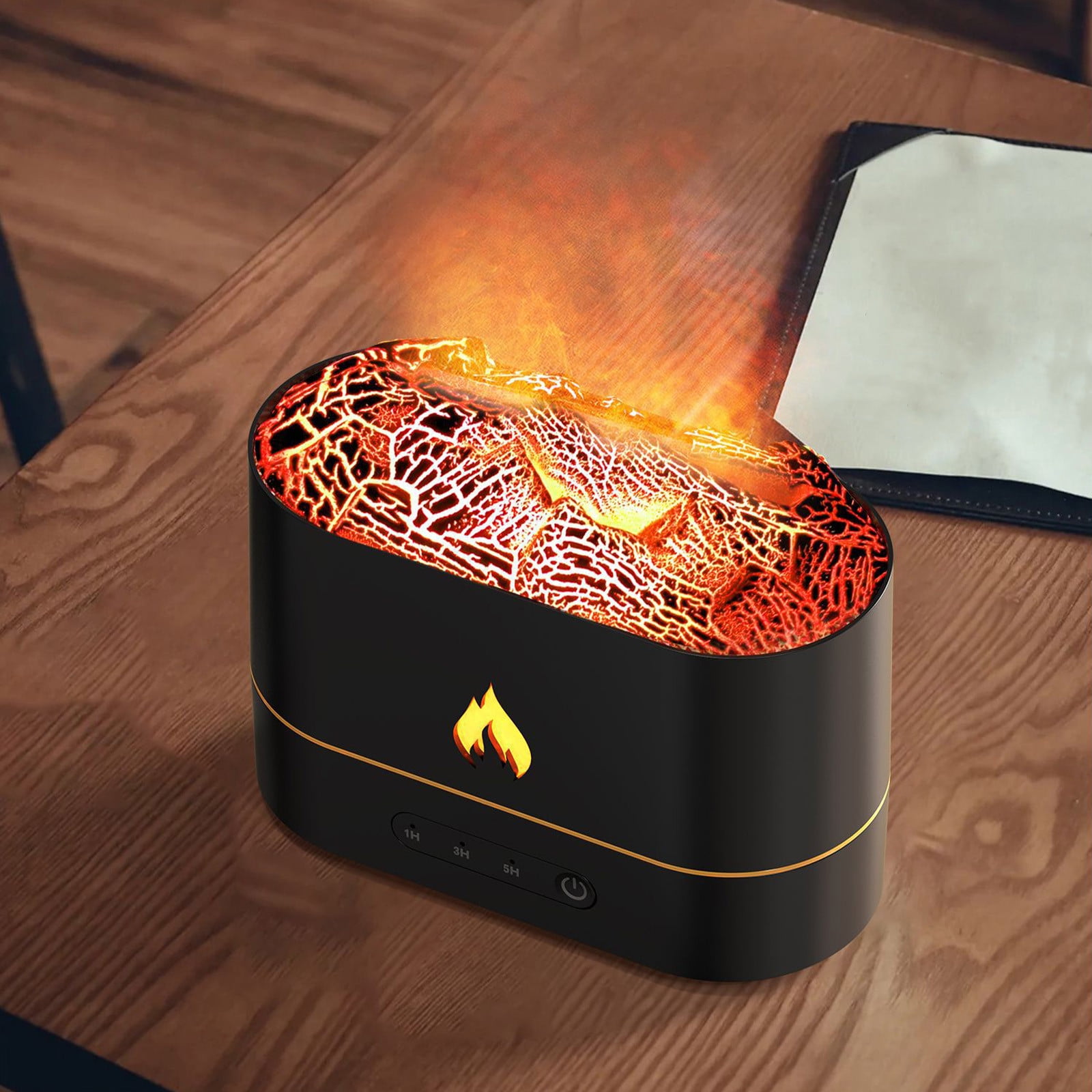 YZEGDCH Cool Mist Humidifier Clearance,250Ml Flame Volcano Humidifier Aromatherapy Machine,Quiet Vaporizer Humidifiers for Home,Baby Room