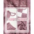 thumbnail image 7 of Kimi bear 3T Toddler Girl Outfit Set 4T Child Girls Long Sleeves Color Block Top Jegging Pants 2pcs Clothing Pink, 7 of 7