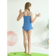 thumbnail image 5 of GYRATEDREAM Girls One Piece Swimsuits Quick Dry Beach Swimwear Bathing Suit with Removeble Chest Pads for Big Girls 9-16 Years, 5 of 9