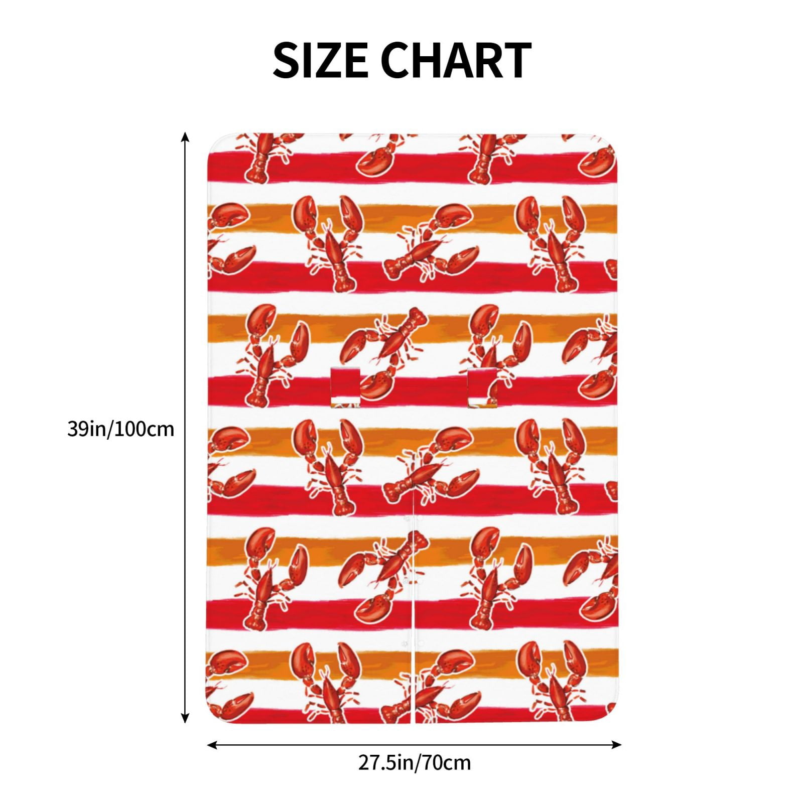 Naloa Red Lobster Baby Car Seat Cover, Breathable Baby Carrier Cover, Multiuse Baby Carrier Cover & Nursing Breastfeeding Cover