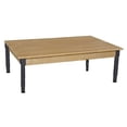 thumbnail image 2 of Wood Designs 24" x 48" Rectangle Hardwood Table with Adjustable Legs 12"-17", 2 of 3
