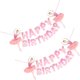 thumbnail image 3 of KAKOWELY 2 banderines colgantes de feliz cumpleaños con diseño de bailarina para decoración de fiestas de cumpleaños., 3 of 4