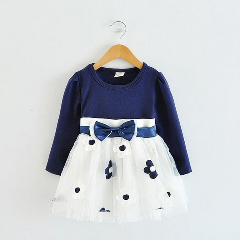 3/4 Sleeve Dots Round Neck Patchwork High Waist Skater Dresses 3/4 Sleeve Dots Round Neck Patchwork High Waist Skater Dresses