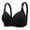Black, variant on Women's Comfortable Large Size No Underwire Bra for Medium and Mature Age Thin Comfortable Support, Beige, Size 38
