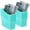 Water Blue, variant on 12 Pieces Book Bins for Classroom Plastic Binder Holder Magazine Stuff Folder File Organizer Box for Home Office School Supplies (Black)