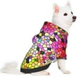 thumbnail image 3 of Bingfone Colorful Tie Dye Stained Glass 3 Dog Clothes Hoodie, Pet Winter Coat,Puppy Sweatshirts For Small Dogs Boy Girl,Suitable For All Breeds-Medium, 3 of 9