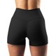 thumbnail image 5 of Zhuge Pantalones cortos de ciclista de cintura alta para mujer, paquete de 2, pantalones cortos de yoga con cintura cruzada, pantalones cortos para correr, leggings con o sin bolsillo, 5 of 5