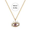 thumbnail image 5 of SmartBy Devil Eye Necklace for Women Rhinestone Evil Eye Pendant Sparkling Dainty Necklace Jewelry for Dating Party Gift Idea, 5 of 7