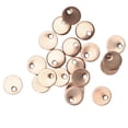 thumbnail image 3 of Metal Round Tag,20pcs DIY Round Pendant Stainless Steel Round Tag Jewelry DIY Pendant Class Leading Features, 3 of 14
