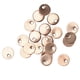thumbnail image 3 of Etiqueta redonda de metal, 20 piezas DIY colgante redondo DIY etiqueta colgante joyería DIY colgante calidad inigualable, 3 of 14
