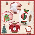 thumbnail image 3 of Pegatinas navideñas para suéteres BeYuMi, 1000 unidades, 2 rollos, 3 of 6