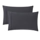 thumbnail image 2 of Set de fundas de almohada Sweet Home Collection Frannel King Grey x2, 2 of 5
