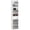 White, variant on HOMCOM Media Storage Cabinet, 9-Tier DVD Shelf with 6 Adjustable Shelves