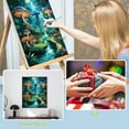 thumbnail image 4 of Qoosea Crafts Diy Paint by Numbers Kits, Paint by Numbers Kit for Adults with Framed Canvas, Painting Brushes, Acrylic Paint Set, Home Decor Wall Decor 11.8 * 9.4 inch, 4 of 7
