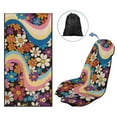 thumbnail image 6 of Garronmavis Retro Flower Power Car Seat Towel Covers Yoga Towel Car Seat Cover Portable, 6 of 7