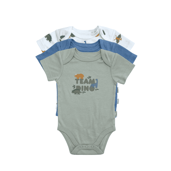Graco Baby Boy 3-pack Short Sleeve Onesie Bodysuit