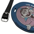 thumbnail image 2 of Sesame Street You Can Count on Me Round Leather Luggage Card Suitcase Carry-On ID Tag, 2 of 6