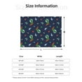 thumbnail image 5 of Yiaed Dinosaur Astronaut Print Blanket Throw Blanket Soft Cozy Flannel Blanket for Home Bed Sofa Couch Chair-60"x50", 5 of 6