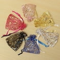 thumbnail image 3 of comerut 100Pcs Organza Gift Bags Jewellery Christmas Wedding Party Packing Pouches, 3 of 8