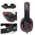 thumbnail image 2 of Sidaley 2020 nuevos auriculares de Gamer con luz Led para ordenador, auriculares para juegos PS4, auriculares estéreo con graves ajustables, auriculares Cables de audio/vídeo negro rojo, 2 of 6