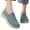 Green, variant on Orthopedic Shoes for Women No Slip Slip-On Sneaker 2026 Summer Arch Support Shoes Soft Knitted Woven Nurse Shoes Black