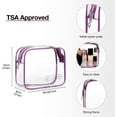 thumbnail image 6 of Toiletry Bag Hanging Travel Makeup Organizer with TSA Approved Transparent Cosmetic Bag Makeup Bag for Full Sized Toiletries, Medium-Black, 6 of 7