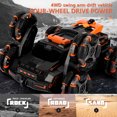 thumbnail image 3 of Muyoka Niños RC Car 2.4GHz RC Stunt Car Rotación de 360 ° Vehículos de conducción de doble cara con luces LED Spray Drift Car USB recargable RC Car Muyoka Hogar, 3 of 7