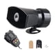 thumbnail image 4 of Bocina de alarma para coche genérica, 12 V, 5 tonos, sonido fuerte con micrófono, de altavoz PA, amplificador de sonido de emergencia para aut, 4 of 8