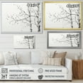 thumbnail image 4 of Designart "Monochrome Birch Serenity II" Tree Birch Wall Decor, 4 of 7