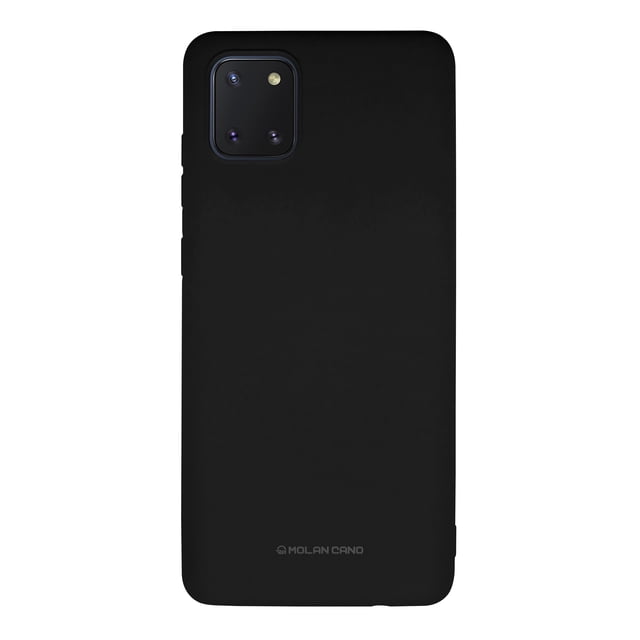 Funda para Samsung galaxy Note 10 Lite (A81, M60s) Soft Negro Molan Cano Soft Jelly