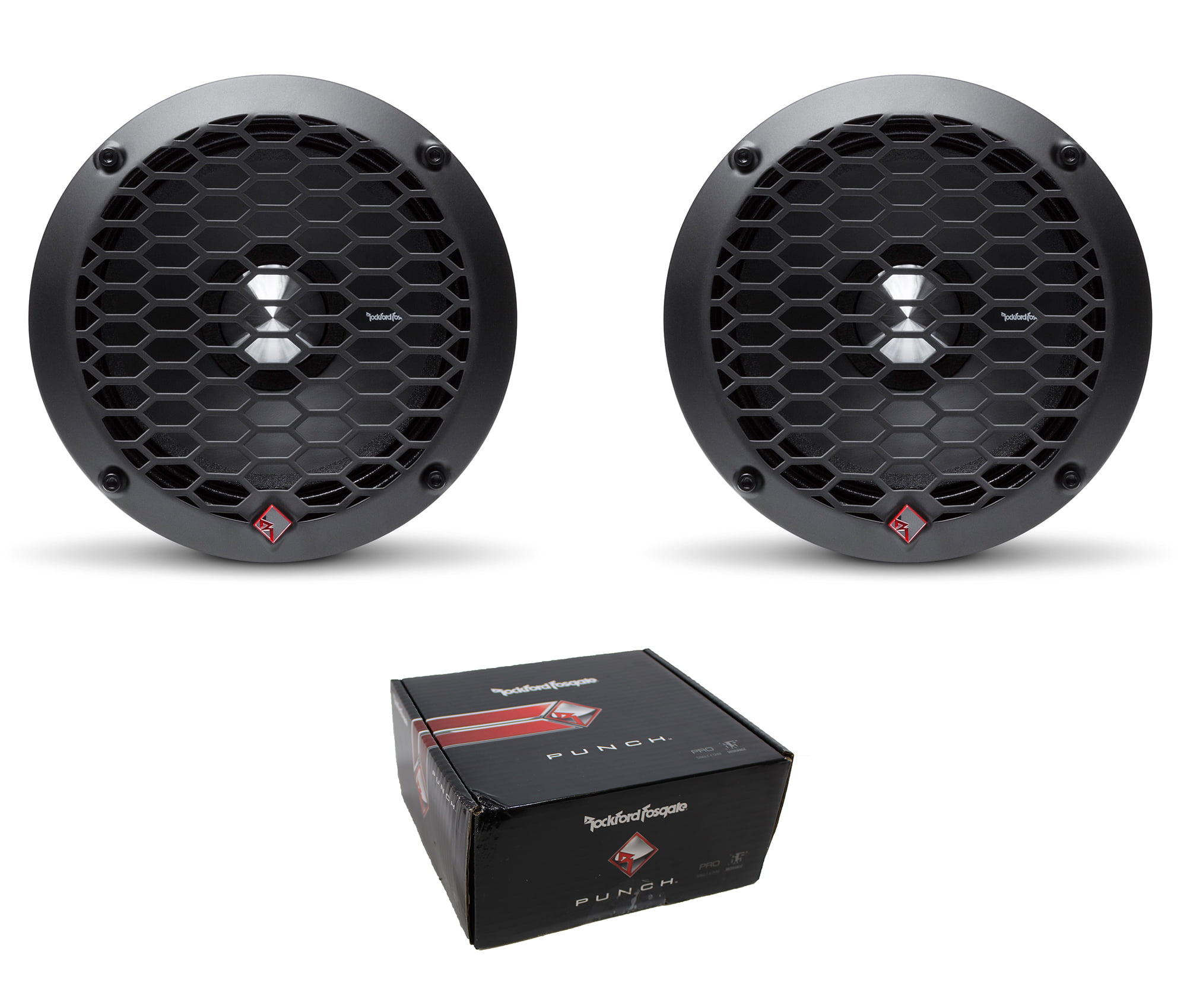 Rockford Fosgate PPS4-8 Punch Pro 8" 4-Ohm Midrange/Midbass Speaker 