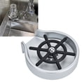 thumbnail image 4 of Glass Rinser, Bar Cup Washer Stainless Steel Easy Installation  For Bars For Hotels For Restaurants For Commercial Use Silver + Black, 4 of 8