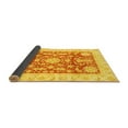 thumbnail image 2 of Ahgly Company Indoor Rectangle Abstract Yellow Modern Area Rugs, 2' x 3', 2 of 4