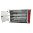thumbnail image 6 of 3-Roll Electric Chicken Rotisserie Machine BBQ Kebab Grill Machine Rotisserie Chicken Oven 220V, 6 of 15