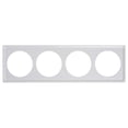 thumbnail image 5 of HUBERT® SmartFit White Melamine Half Long Tile with 4 Cutouts - 6 3/16"L x 20 1/5"W x 3/5"H, 5 of 7