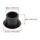 thumbnail image 3 of Tapones para agujeros de plástico negro Unique Bargains 19 mm, sujetadores de tubo de bloqueo a presión, tapones de panel tipo flush 50Pcs negro 8mm(5/16-pulgadas) 50, 3 of 3