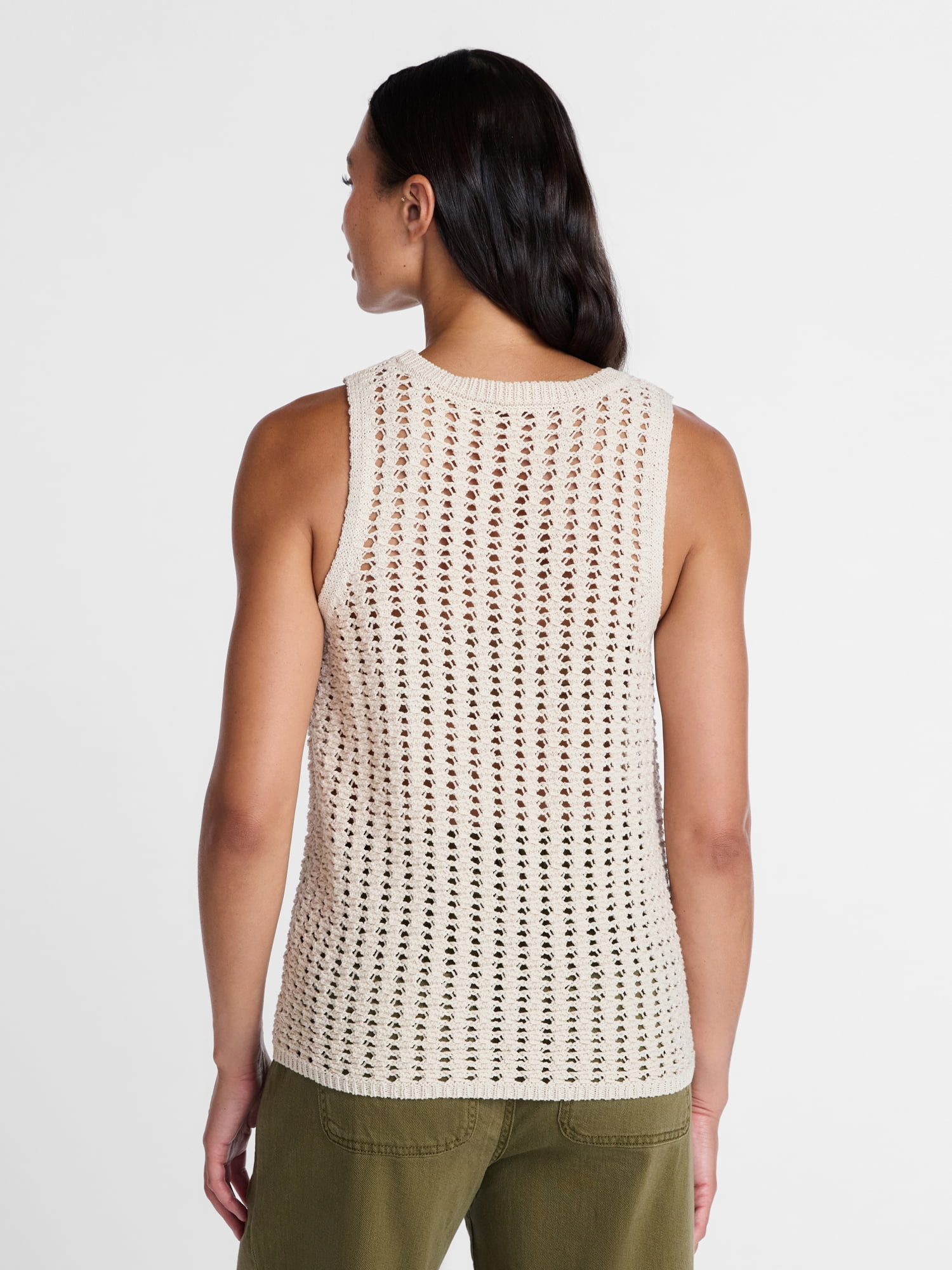 Time and Tru Woman's Sweater Tank, Sizes XS-XXXL