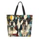 thumbnail image 1 of Easygdp Colorful Bulldog Duo Bolsas Tote para Mujer, Bolsos de Hombro para Viaje, Bolsos de Mano de Gran Capacidad para Compras y Trabajo, 1 of 8