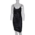thumbnail image 5 of Arvbitana Summer Women Strap Dress, Casual Solid Color Sleeveless Backless Slim Fit Clubwear Dress, 5 of 7