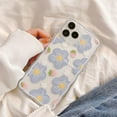 thumbnail image 2 of Compatible with iPhone 11 Pro Max Case with Flower Cute Strawberry Lace Design for Girls Woman TPU Protective Slim Shockproof Floral Case for iPhone 11 Pro Max-Blue, 2 of 4