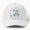 White, variant on Grandpa's Little Fishing Buddy Baseball Hat, Family Angler Bond Graphic Design, Classic Cap