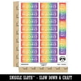 thumbnail image 2 of Additional Postage Required Mail Sticker Set - Rainbow - Gloss Finish - 2.00" Large, 2 of 7