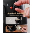 thumbnail image 5 of Bar Espresso Machine, Compact Expresso Coffee Machines for Home, 4-Cup Espresso Maker with Milk Frother for Cappuccino & Latte, Fast Heating System, Easy-to-Use, 800W, Black, 5 of 7