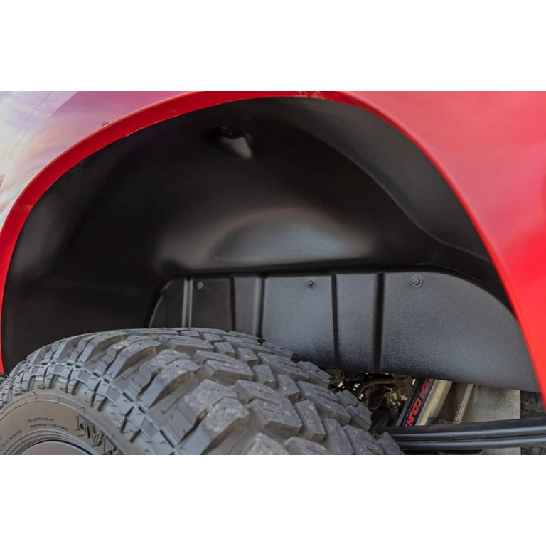 Pair Of Rear Wheel Well Liners / Inner Fender Guards For 07-14 Chevy Silverado & GMC Sierra