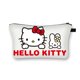 thumbnail image 1 of Bolsa de lavado de cosméticos Hello Kitty, bolso portátil de dibujos animados de Anime, almacenamiento de gran capacidad, bolsa de lavado de viaje, bolsa de lápices para estudiantes, regalo qiuyongming unisex, 1 of 2