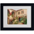 thumbnail image 2 of Trademark Fine Art "Tuscany Courtyard" Canvas Art by Rio, Black Frame, 2 of 3