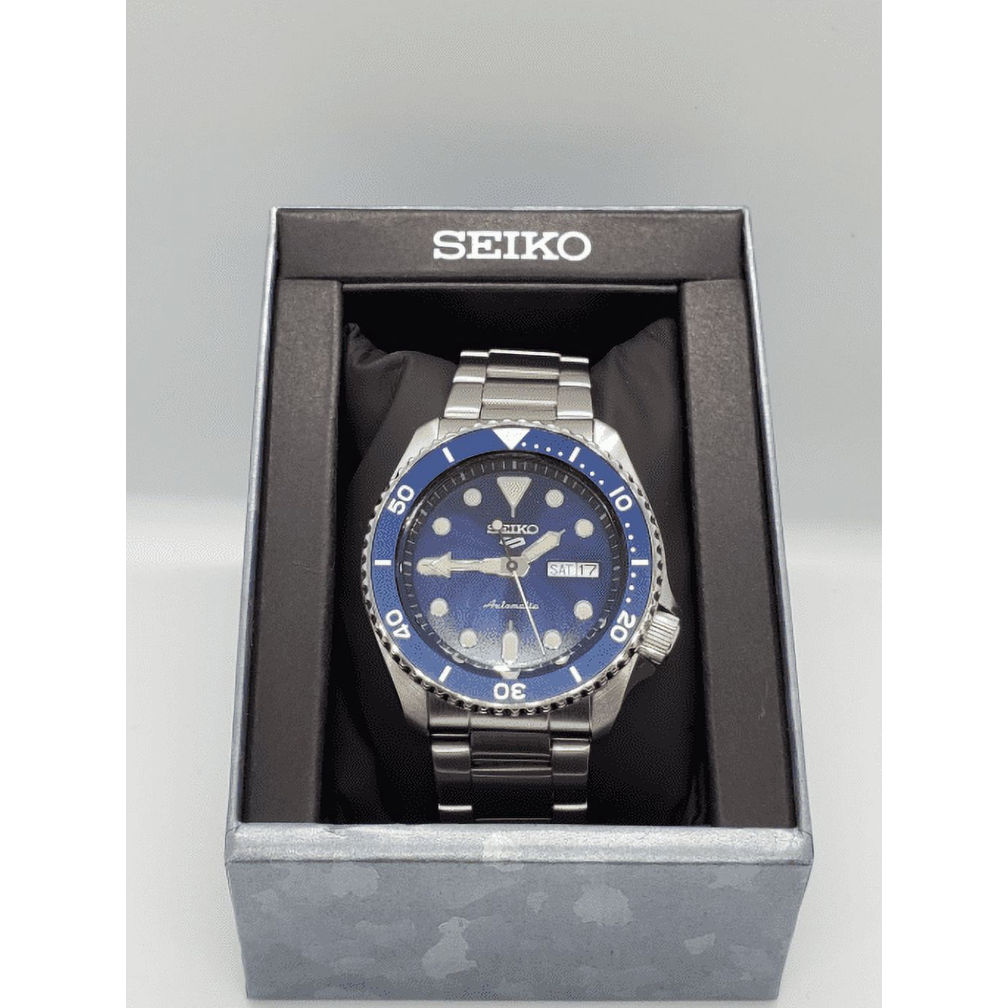 Seiko 5 Men's Day/Date Stainless Steel Automatic Watch SRPD51