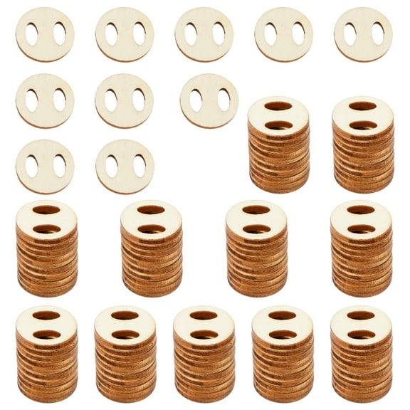 120Pcs Wood Pom Poms Buttons Removable Hat Pom Pom Holder Easy to Install Pom Pom Keepers Pom Pom Hat Fasteners Pom Poms Hat Buttons for Knit Beanies and Toques