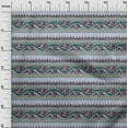 thumbnail image 2 of oneOone Cotton Poplin Fabric Leaves & Floral Block Printed Craft Fabric BTY 56 Inch Wide, 2 of 4
